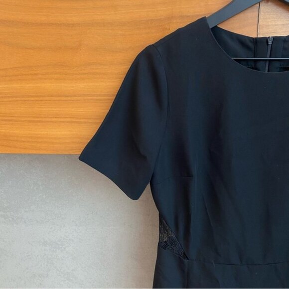 Sandro Black Dress With Lace Detail on Back, Size 2 - Picture 2 of 9